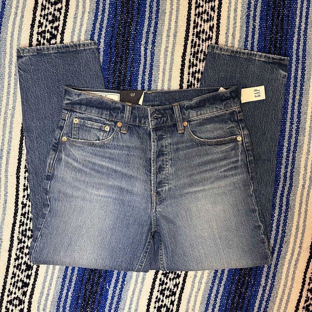 Gap Cheeky Straight High-Rise Jeans Size 28 Petite